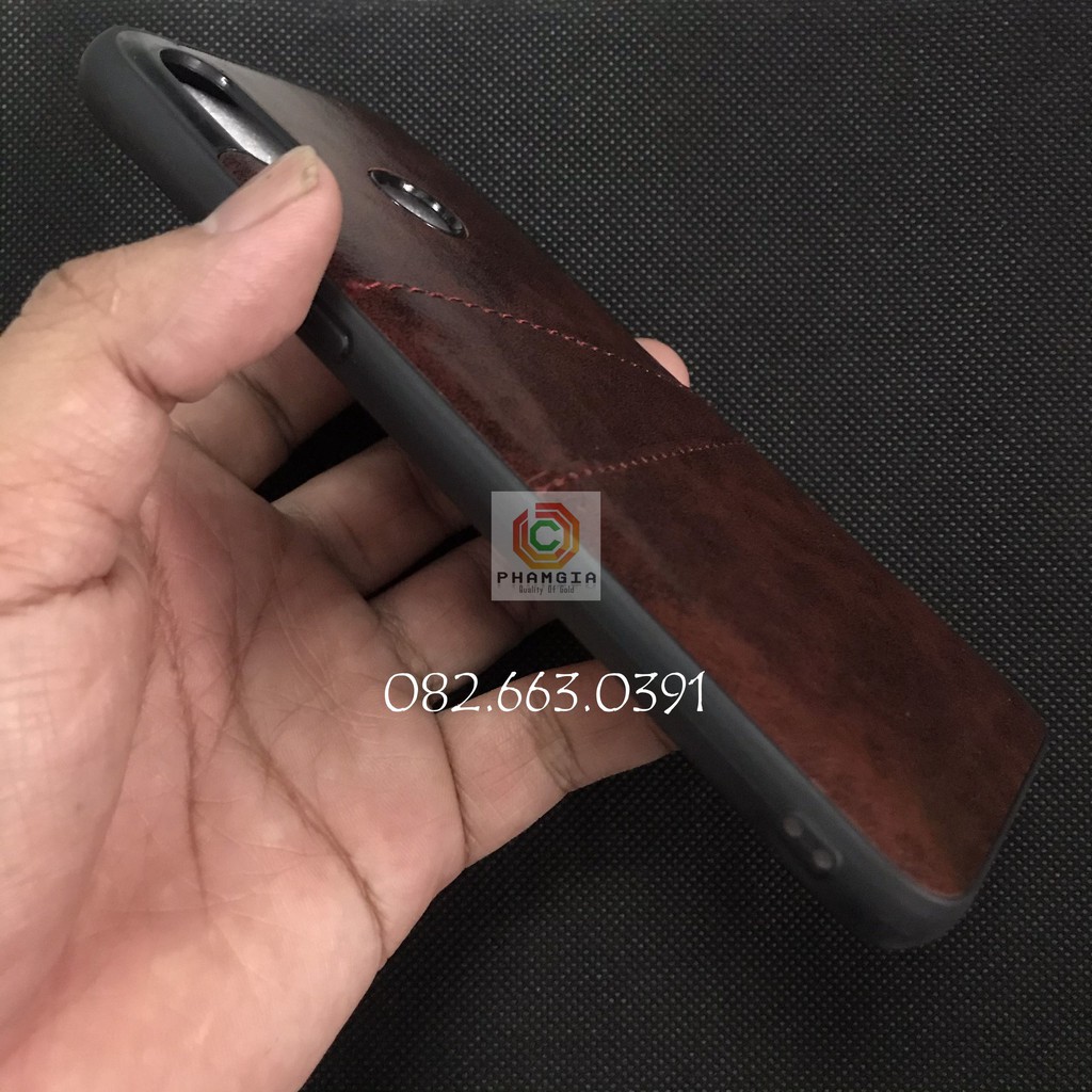 Ốp lưng da Realme 3 chất liệu da siêu bền siêu đẹp