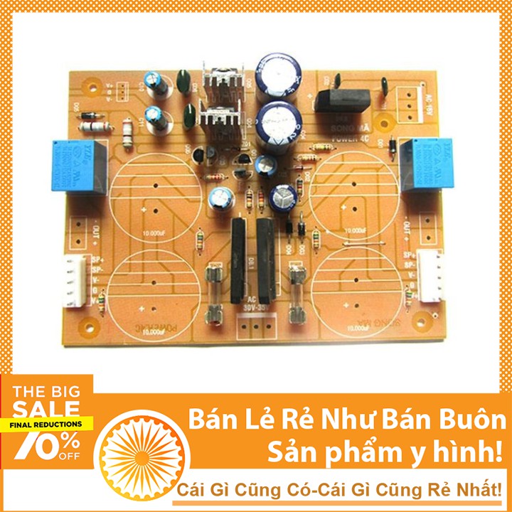 Mạch Nguồn Công Suất Amply 35V - 4 Tụ