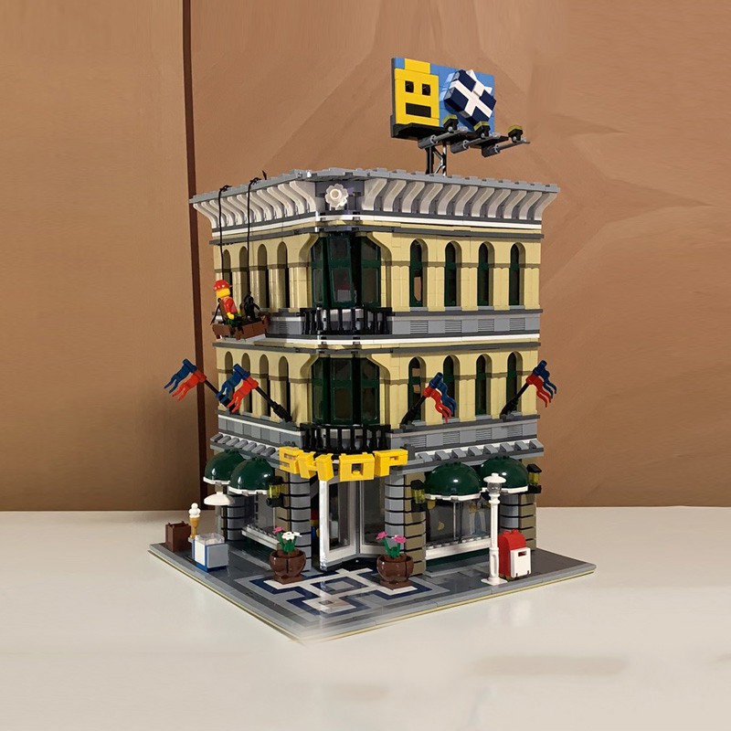 Đồ chơi Lắp ghép Mô hình Grand Emporium Trung Tâm Thương Mại Lớn Leji 99010
