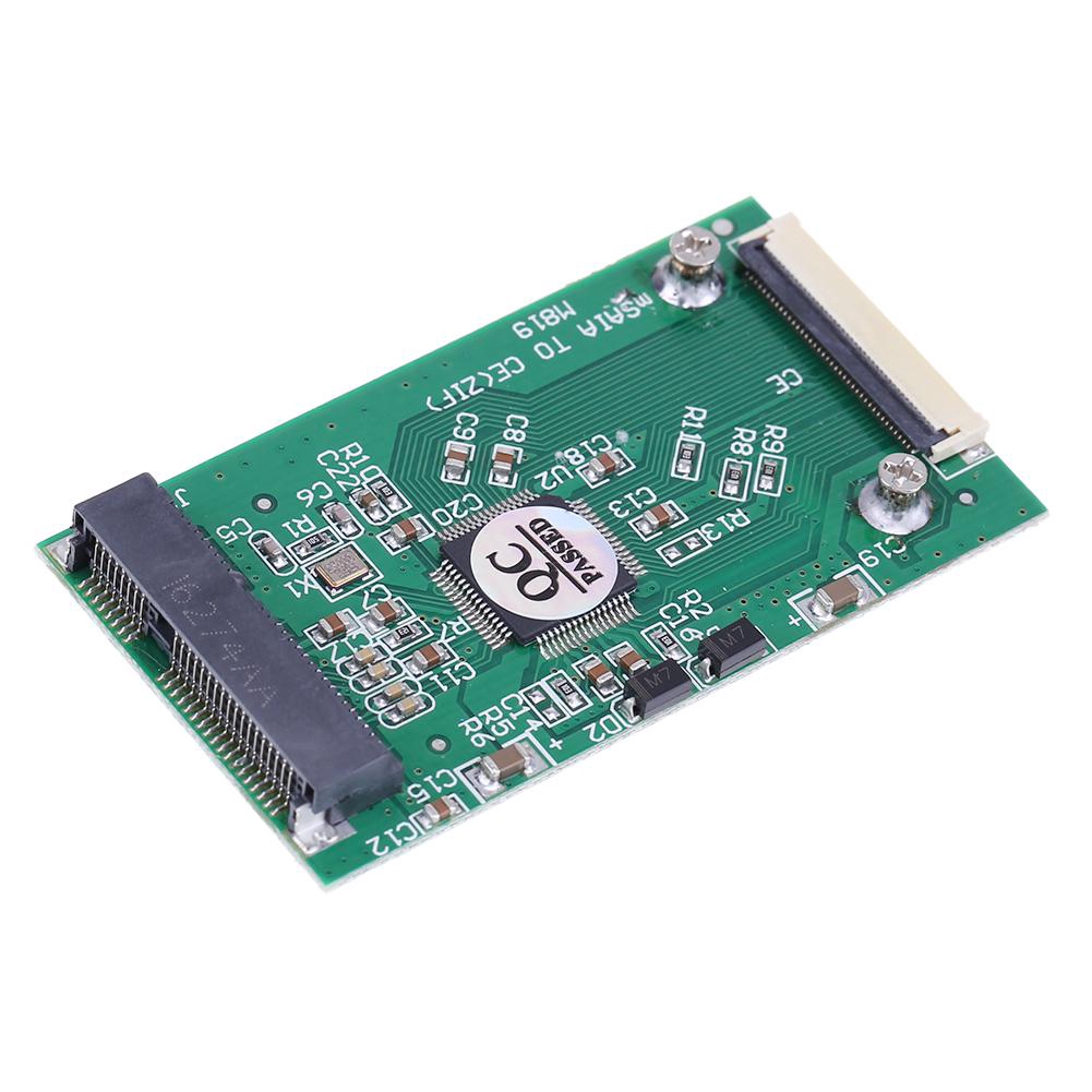 ♚D-CNY♚1pc Mini SATA mSATA PCI-E IPOD SSD to 40pin 1.8inch ZIF CE Converter Card