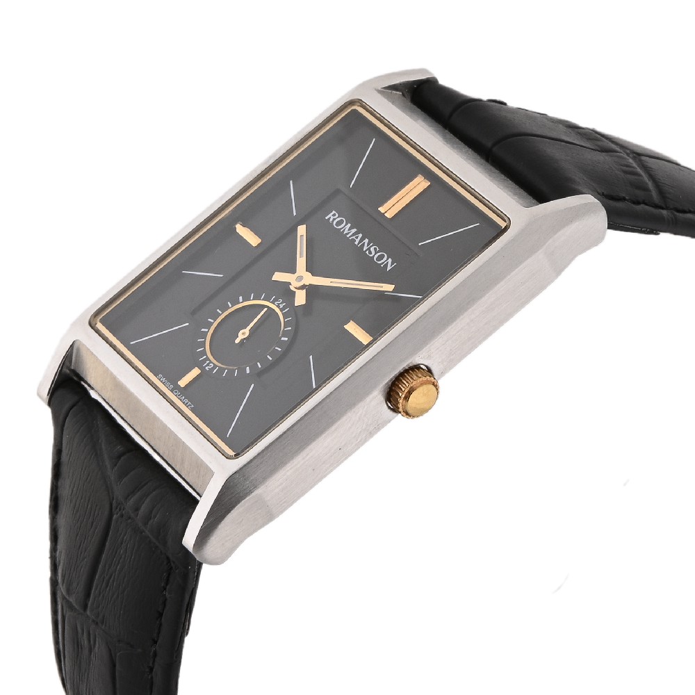 Đồng hồ nam chính hãng Hàn Quốc Romanson TL3237JMCBK, máy Thụy Sĩ, kính Sapphire, miễn phí thay pin - Galle Watch