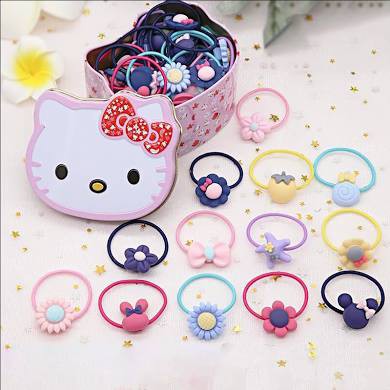 Dây buộc tóc hello kitty cho bé gái (1 cái)