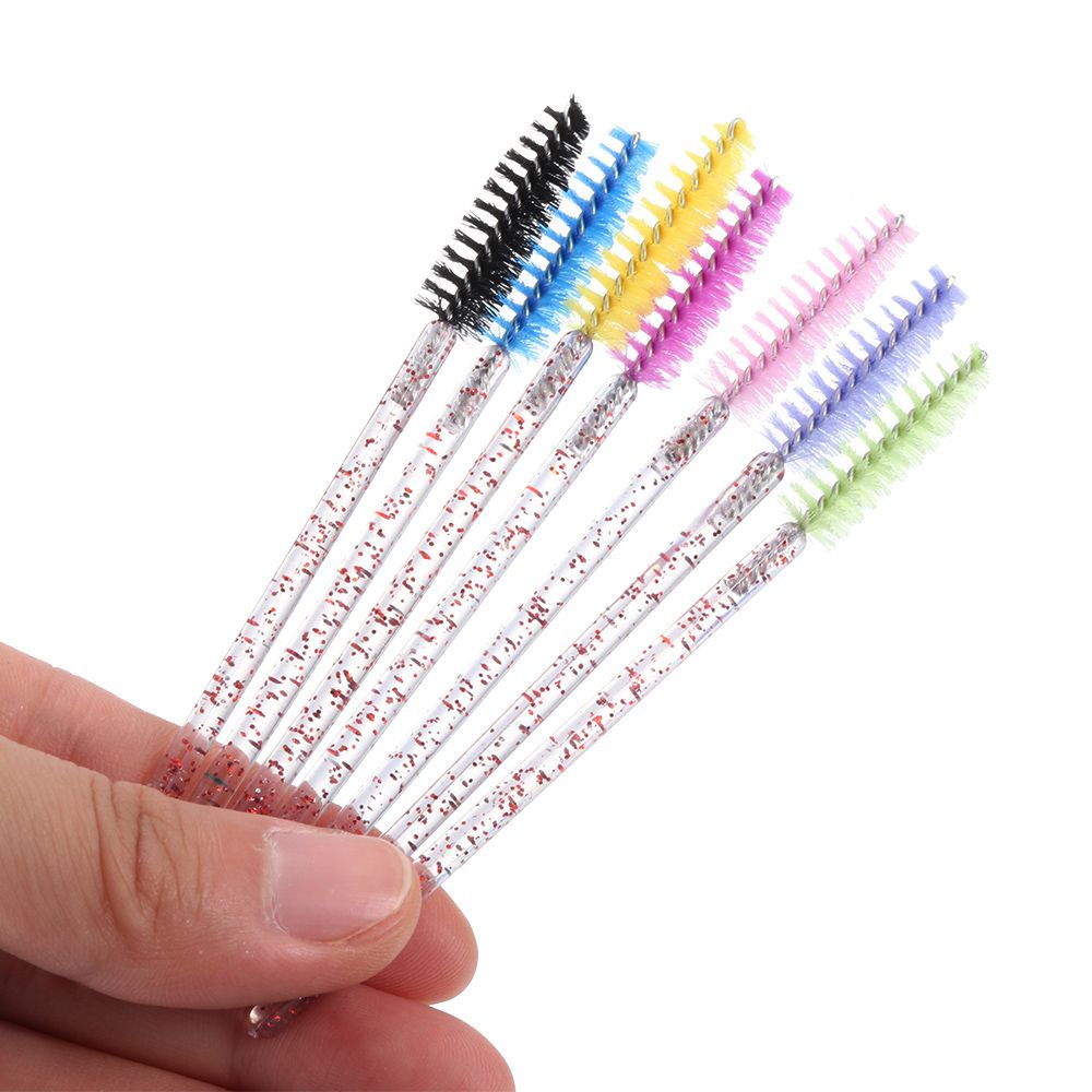 [Hàng mới về] Set 50 cái cọ chuốt mi/ chải chân mày dùng một lần tiện dụng