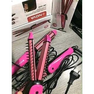 Máy Uốn Duỗi Dập Xù Tóc NOVA 3IN1