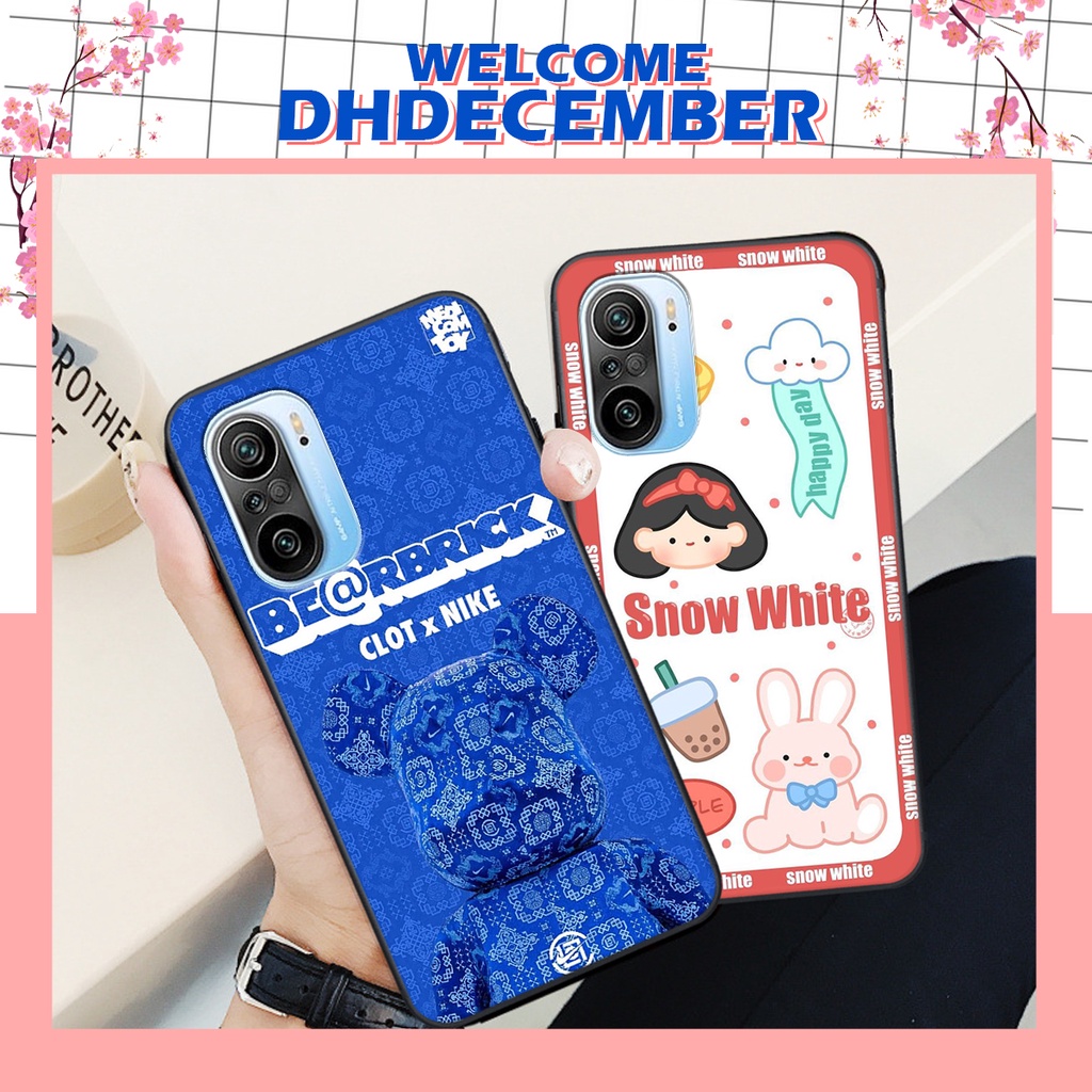 Ốp lưng Xiaomi REDMI K40 in hình 3D lucky, gấu Brick xinh xắn - KHÔNG NÊN BỎ LỠ
