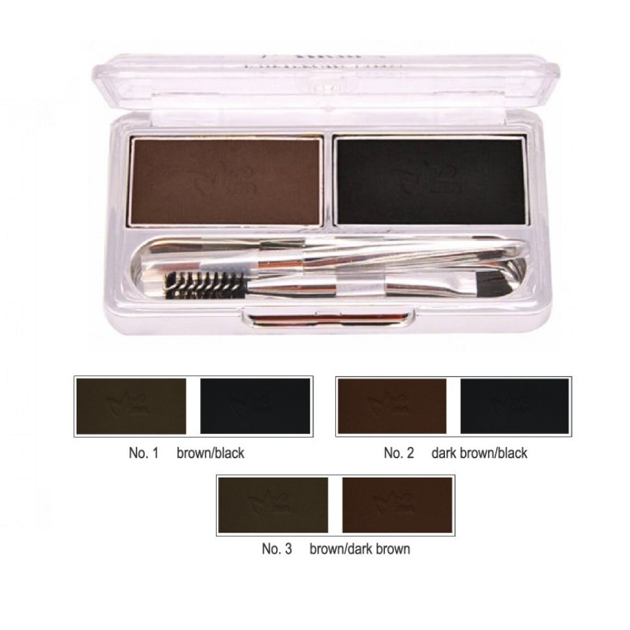 Bột mày 2 ô Mira Eyebrow Cake B699