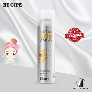 [HSD 2023] Xịt chống nắng Hàn Quốc [ RECIPE CRYSTAL SUN SPRAY SPF 50 + PA+++ ] 150ml