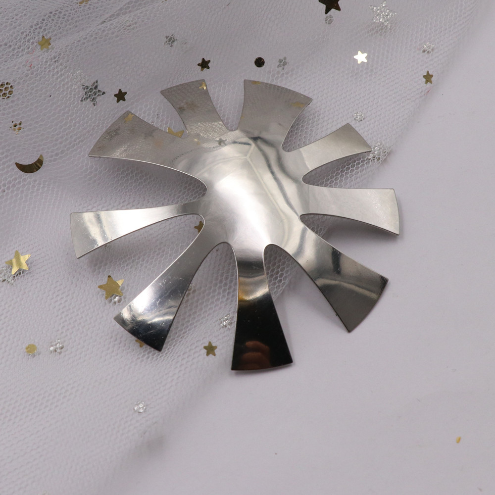 (Hàng Mới Về) Dụng Cụ Khuôn Mẫu Trang Trí Móng Tay Bằng Thép Không Gỉ Với 9 Kiểu Dáng Khác Nhau