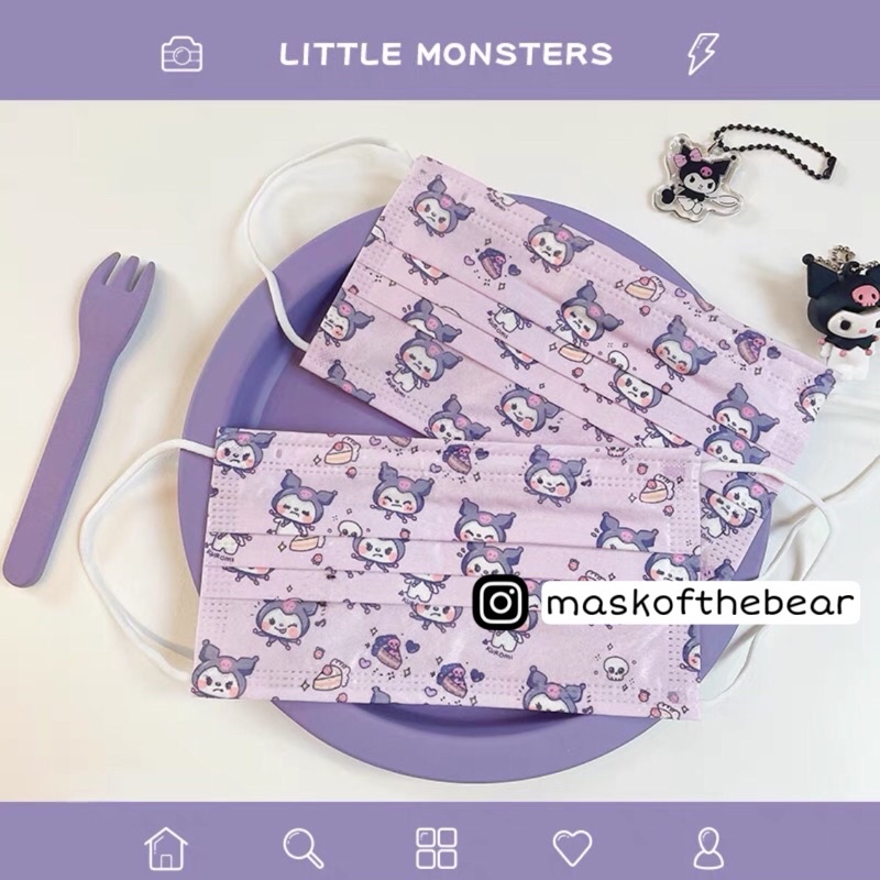 Khẩu trang y tế dễ thương kurumi Nhật Bản x Mask of the bear