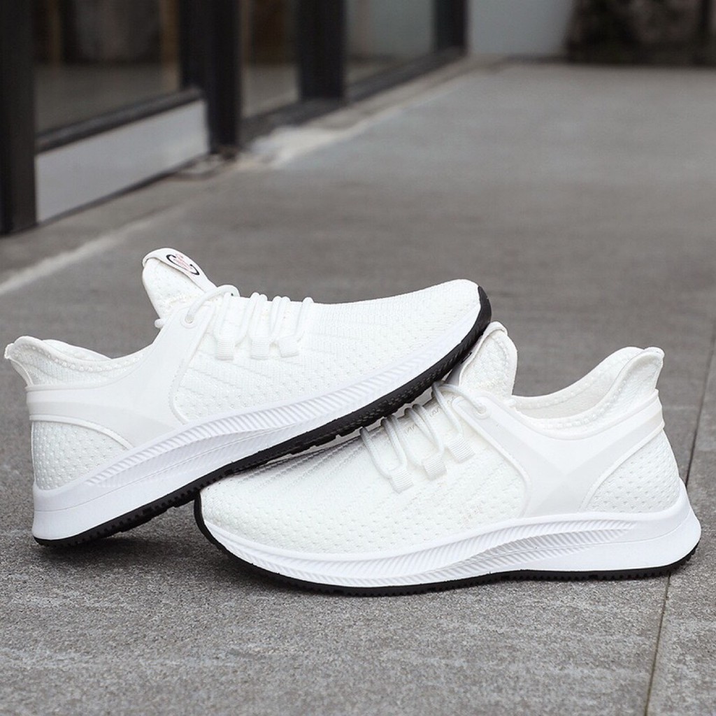 Giày nam giá rẻ siêu êm siêu nhẹ vải bata dệt kim xuất khẩu cao cấp đẹp 2020 BOM 004T | BigBuy360 - bigbuy360.vn