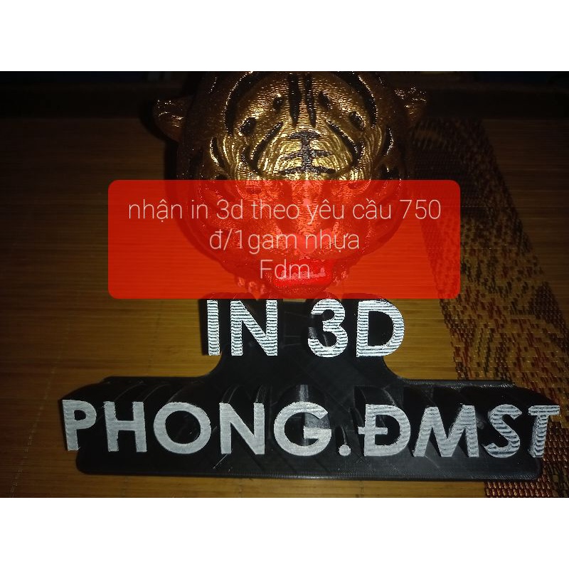 Dịch vụ in 3d theo yêu cầu fdm/resin(đọc kỹ mô tả)