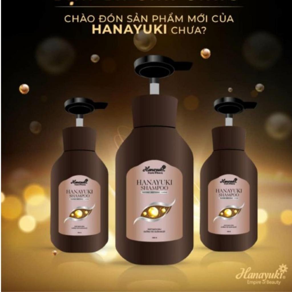 Dầu Gội Hanayuki Shampoo Ngăn Ngừa Rụng Tóc Kích Thích Mọc Tóc Hanayuki Chính Hãng