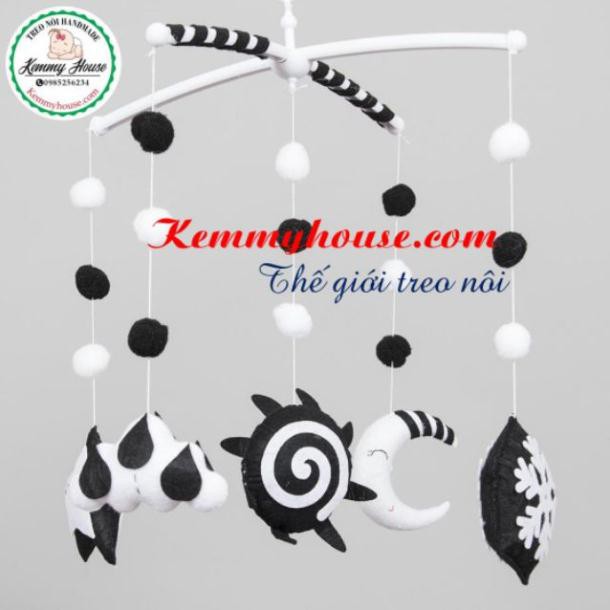 (Cực rẻ) Treo nôi hình hoa tuyết kích thích thị giác cho bé