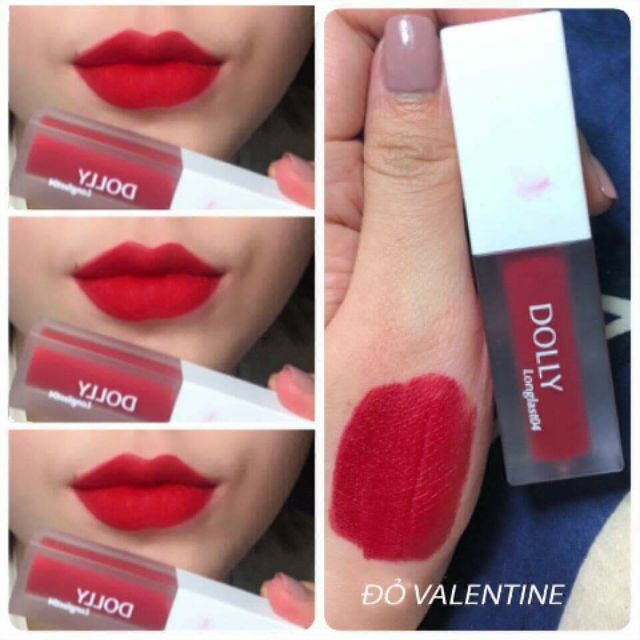 💄💄 SON KEM DOLLY MÀU ĐỎ VALENTINE💋💋