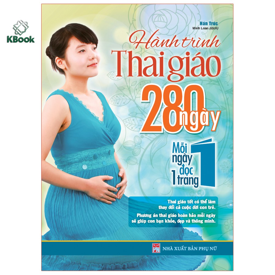 Sách - Hành trình thai giáo - 280 ngày mỗi ngày đọc 1 trang