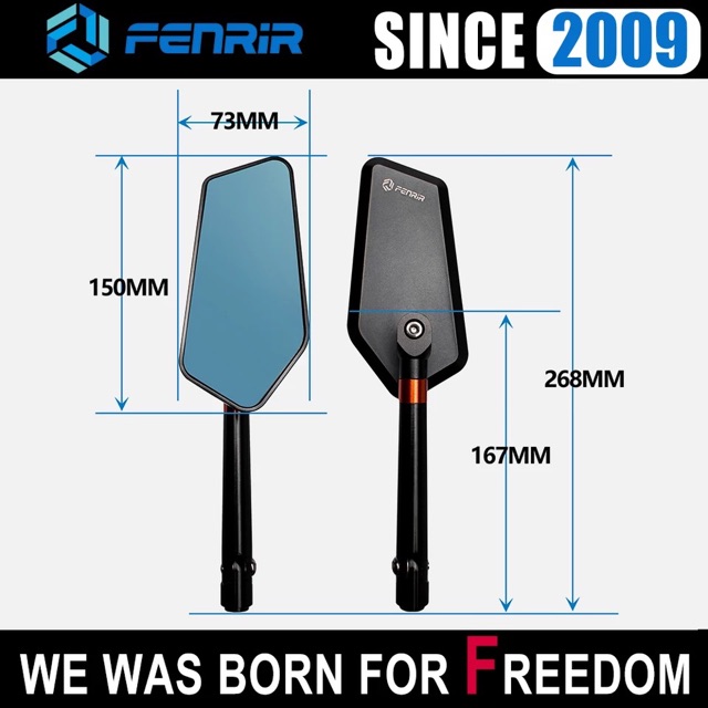 Kính chiếu hậu Rizoma iPhone Xéo