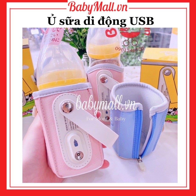 Ủ USB HÂM NÓNG BÌNH SỮA DI ĐỘNG NICE PAPA