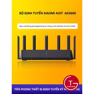 [Thanh lý] Router Wifi Xiaomi AIoT Router AX3600 -7 Ăng ten -Wifi 6 600MB 5G WPA3,hai băng tần 2976Mbs CPU-A53 GHz