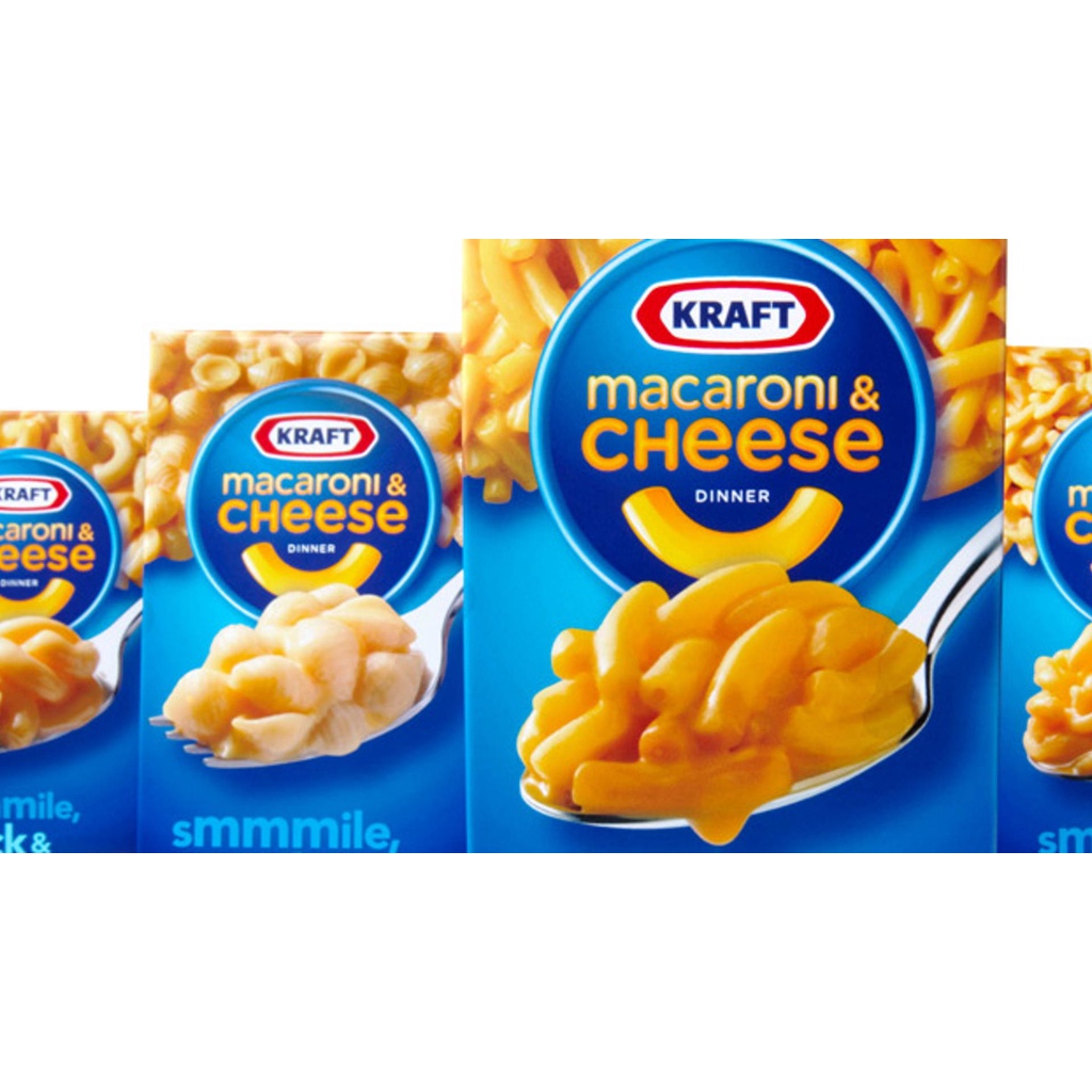 [HÀNG MỸ] Nui phô mai ăn liền  - Kraft Macaroni &amp; Cheese 206gram