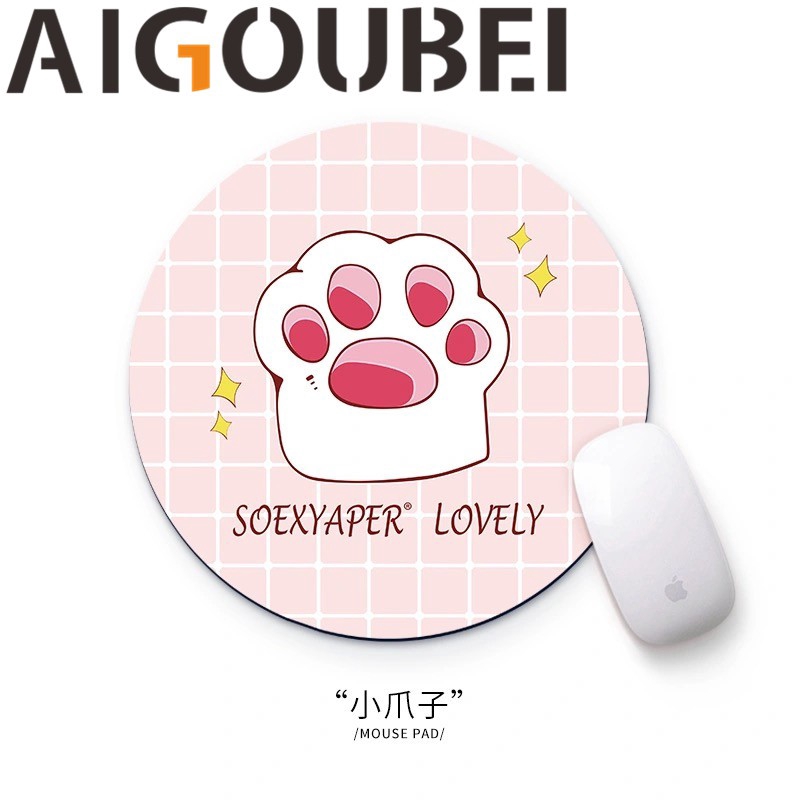 Miếng lót chuột nhỏ sáng tạo hình động vật hoạt hình dày dặn có đệm thư giãn cổ tay