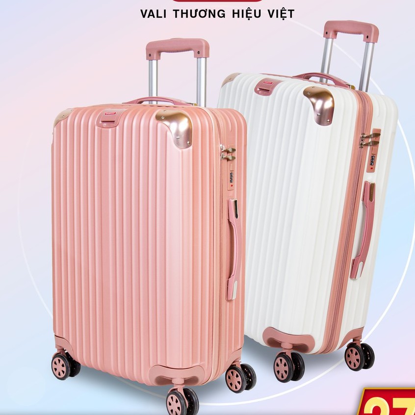 vali du lịch BAMOZO 8801 vali kéo nhựa được bảo hành 5 năm