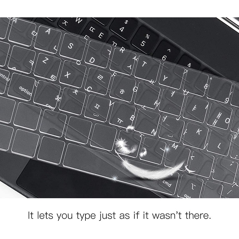 Air 4 Pro 11 Pro 12.9 inch Miếng Phủ Bàn Phím TPU Siêu Mỏng Cho Bàn Phím Ma Thuật Keyboard