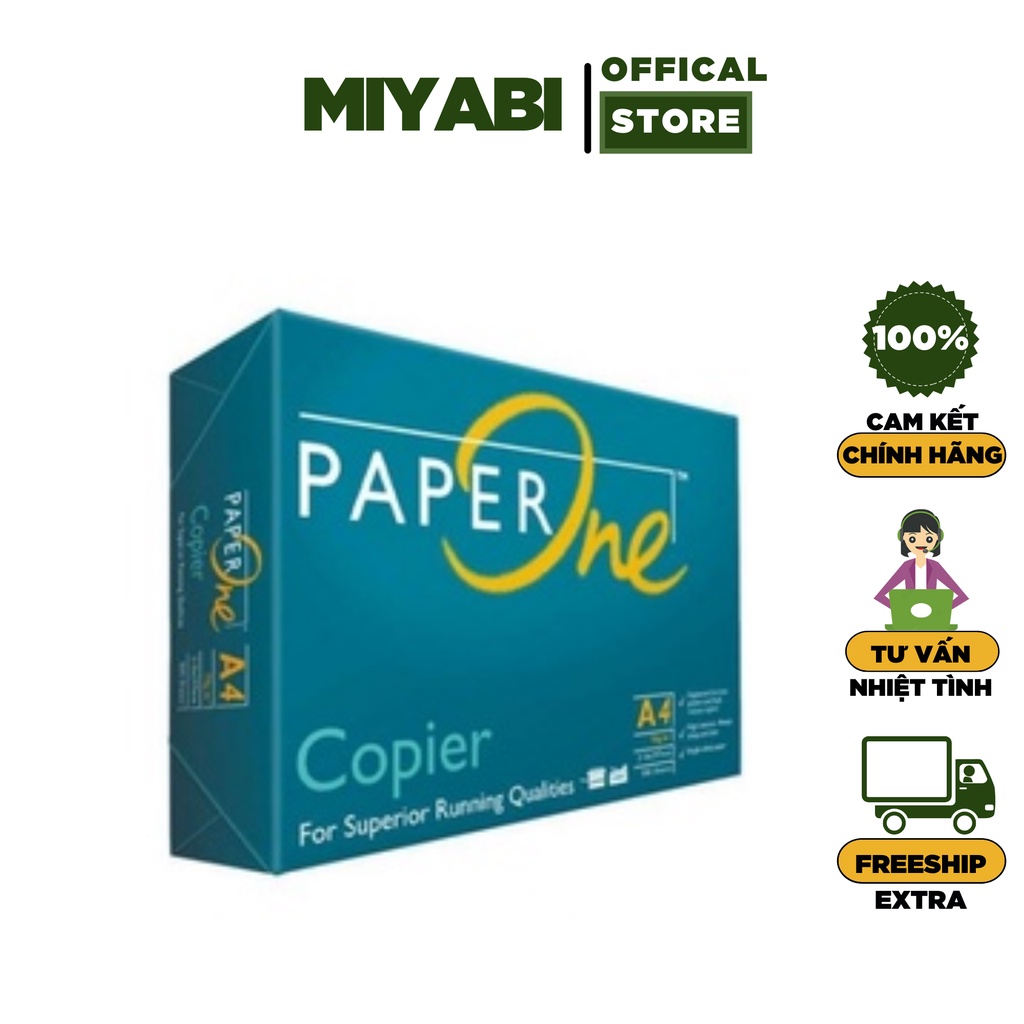 Giấy a4 Paper One định lượng 70gsm giá sỉ - Giấy in a4 văn phòng phẩm cao cấp - MIYABI STORE