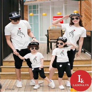 Áo gia đình mùa hè giá rẻ ms02