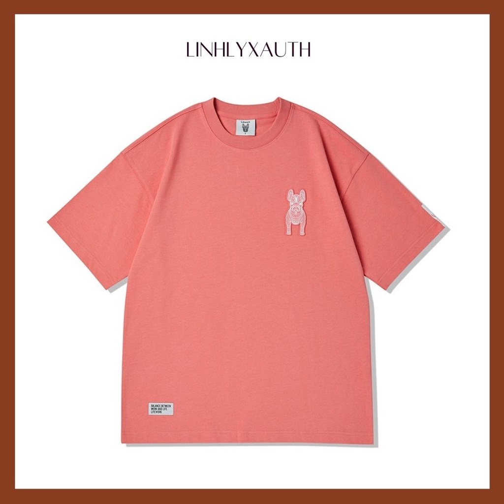 (HÀNG CHÍNH HÃNG) Áo thun LIFEWORK Logo Basic PINK Silicon RaDog Short Sleeve T-Shirt Unisex màu Hồng LinhLyxAuth