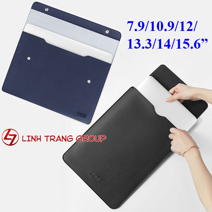 Túi đựng laptop, MacBook Bubm chất liệu PU - Oz124