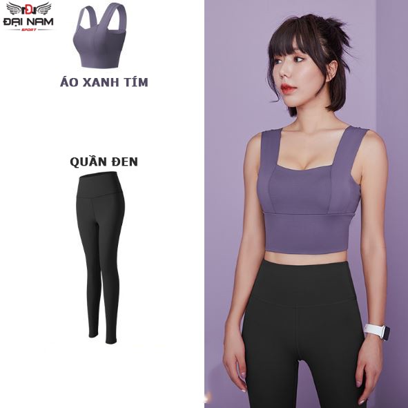 [Mã FAMALLT5 giảm 15% đơn từ 30k] Bộ Đồ Tập Gym,Yoga,Thể Thao Nữ DNS661 Chất Liệu Co Giãn,Thoáng Khí Đại Nam Sport