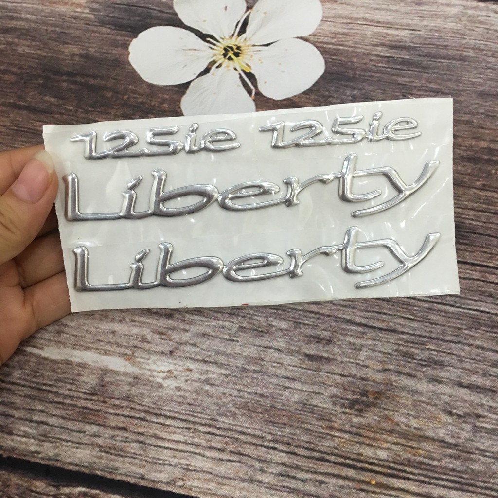 Tem dán xe Liberty 125 ie sắc nét, bóng đẹp và siêu bền đang giảm giá sâu M129