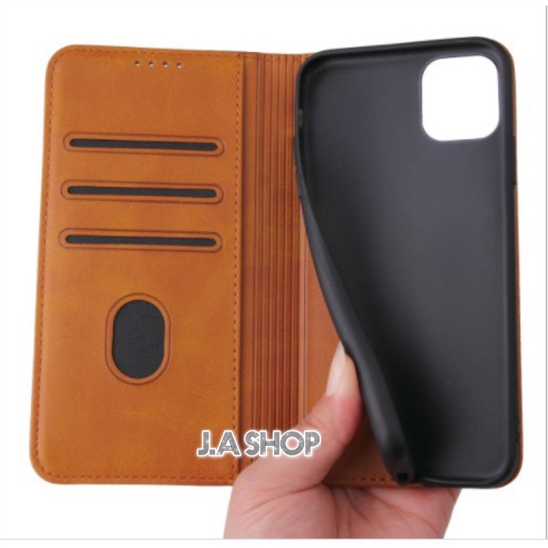 Bao Da cho iPhone Kèm Ví và 3 Ngăn Đựng Thẻ, Nắp Đậy Có Nam Châm Xịn Xò, Hàng Chất Lượng Cao, Bao Da Gập