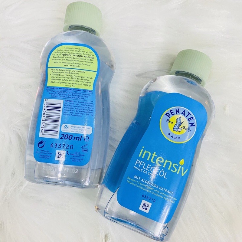 Dầu Massage Dưỡng Ẩm Cho Bé Penaten 200ml