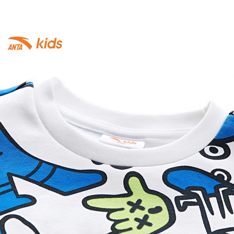Áo nỉ thời trang bé trai thương hiệu Anta Kids 352139735-1