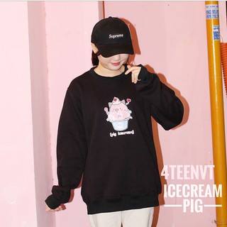 [SWEATSHIRT] PIG ICECREAM