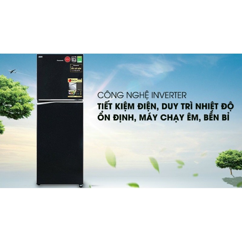 Tủ lạnh Panasonic inverter 306 lít NR-BL340PKVN