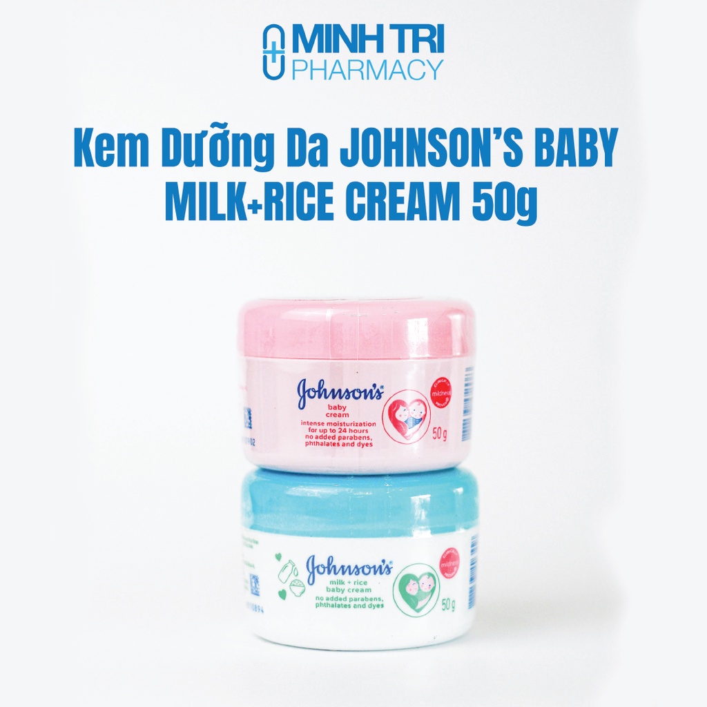 Kem dưỡng da Jonhson's Baby milk+Rice cream 50gram