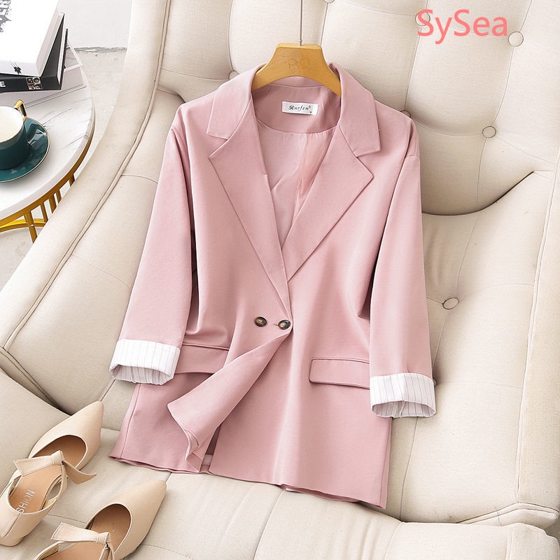 Áo Khoác Blazer Dài Tay Thời Trang Mùa Thu Hàn Quốc Cho Nữ | BigBuy360 - bigbuy360.vn