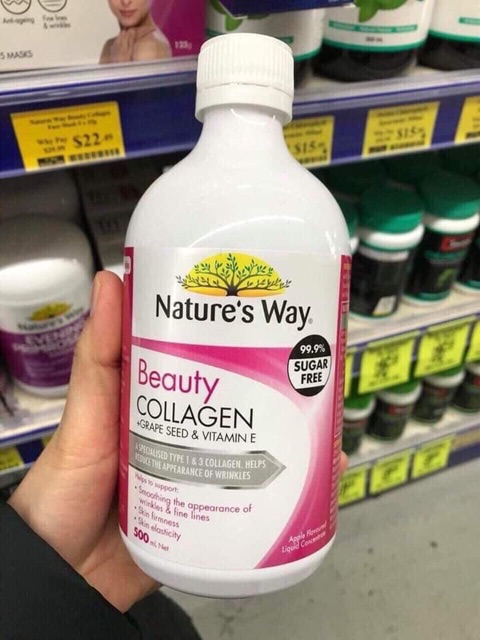 Collagen Nature way 500ml của Úc- ĐỦ BILL CHEMIST - Beauty Shop | BigBuy360 - bigbuy360.vn