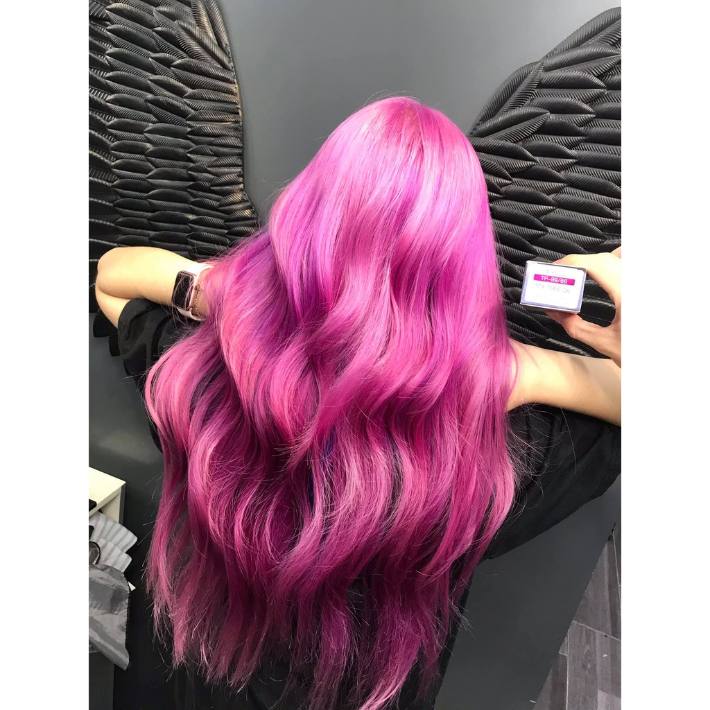 Thuốc Nhuộm Tóc Màu Tím Hồng Khói Tplus 99/66 Fog Violet Pink Hair Dye Cream