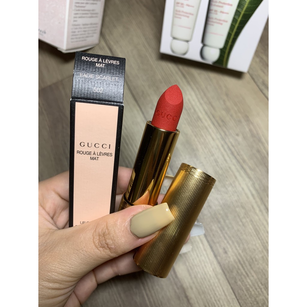 Son Gucci rouge matte lipstick màu 500 502 208 304 505