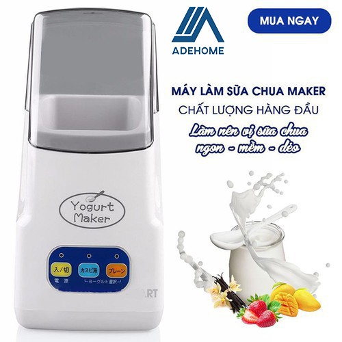 Máy Làm Sữa Chua Nhật Bản Yogurt Maker, Máy Làm Sữa Chua Tại nhà 3 Nút Tự Động Công Nghệ Mới