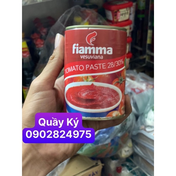 Tomato paste - cà chua xay nhuyễn Fiamma 400gr