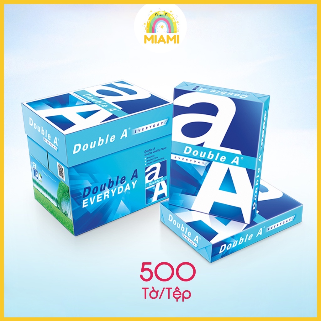 Giấy In A3/A4/A5 Double A Các Loại DL70/80/90 Chính Hãng Dùng Trong Việc In Ấn Và Photo (Hàng Sẵn)