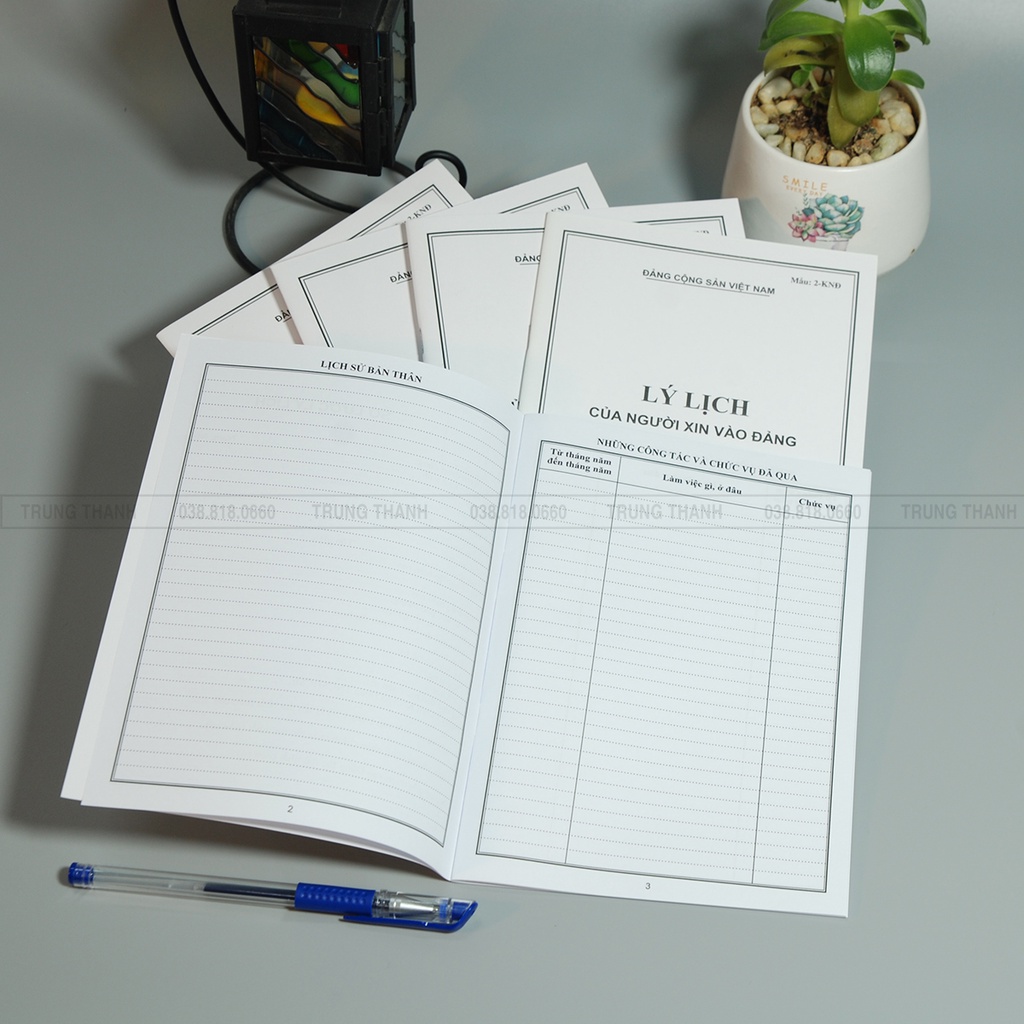 LÝ LỊCH CỦA NGƯỜI XIN VÀO ĐẢNG mẫu 02-KNĐ  - CHUẨN MẪU