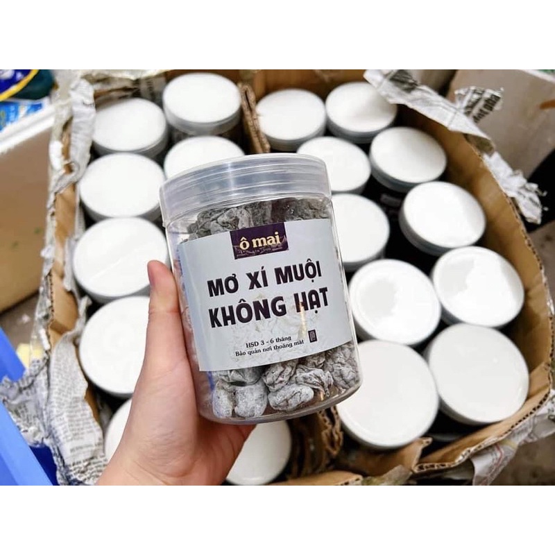 Ômai xuất Nhật không hạt vị mơ dẻo xí muội hộp 480gram