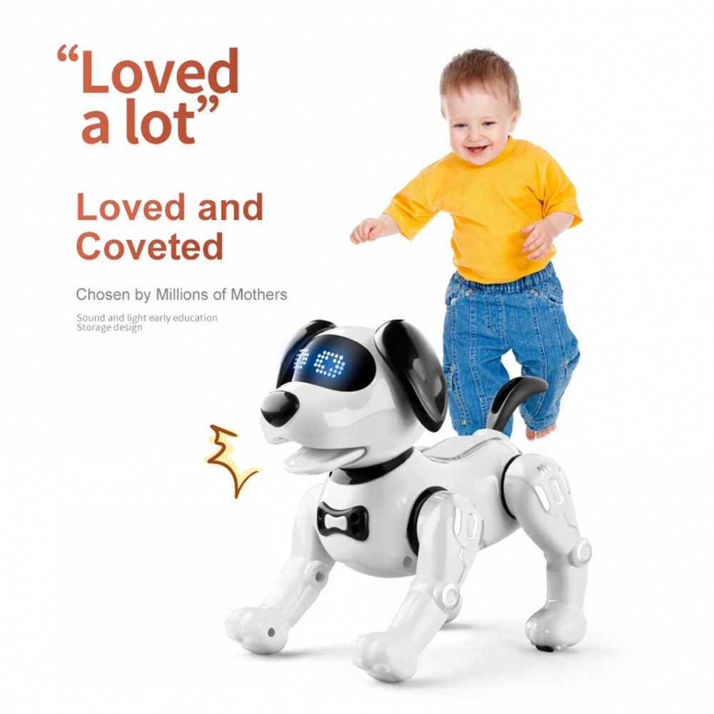 Đồ Chơi Chú Chó Robot Điện Tử Điều Khiển Từ Xa Thông Minh Cho Bé Trai