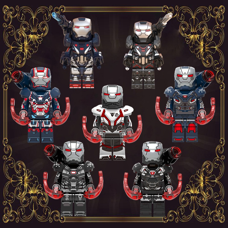 War Machine Patriot Đồ Chơi Lắp Ráp Mô Hình Nhân Vật Iron Man Marvel Dùng Làm Quà Tặng Sinh Nhật Cho Bé DIY