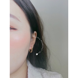 Bông tai khoen bầu cá tính
